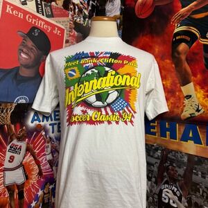 Vintage Umbro USA 1994 International‎ Soccer Classic T Shirt Mens Sz Large